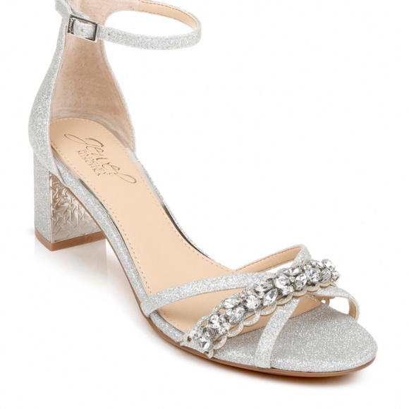 Badgkey Mischka Jewel Giona evening shoe. Worn twice - Picture 1 of 9